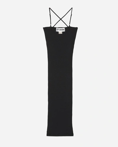 Shop Operasport Jennifer Seamless Dress In Black