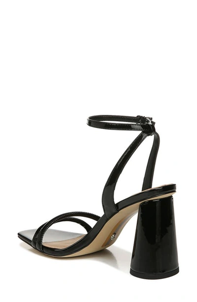 Sam Edelman Kia Strappy Sandal In Black Patent