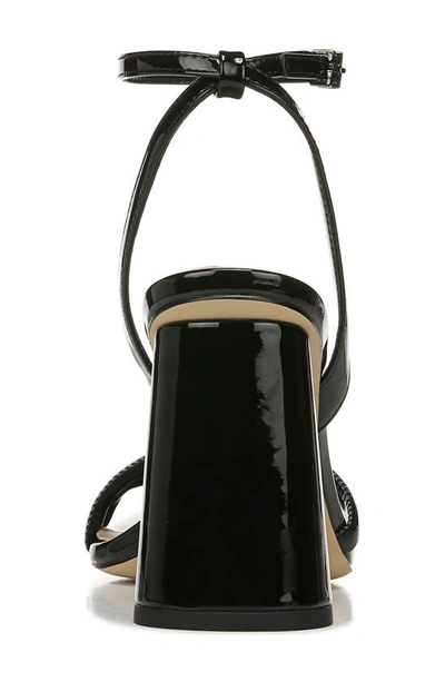 Sam Edelman Kia Strappy Sandal In Black Patent