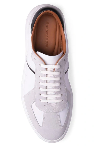 Shop Gordon Rush Palomar Sneaker In White/ Grey Suede