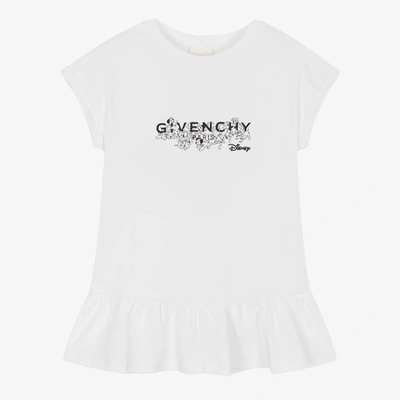 Shop Givenchy Girls White Disney Dalmatian Dress