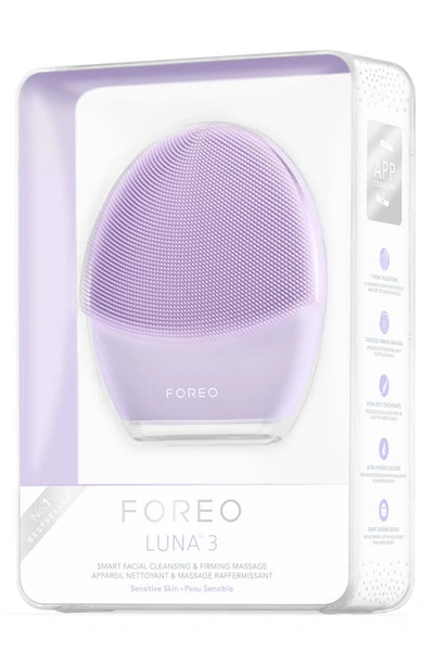Shop Foreo Luna™ 3 Sensitive Skin Facial Cleansing & Firming Massage Device