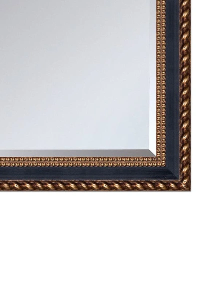 Shop Overstock Art Verona Black And Gold Braid Framed Mirror In Multi
