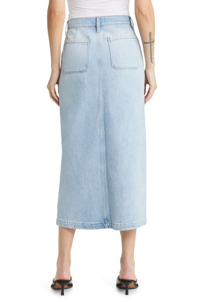Shop Frame Slit Denim Skirt In Natoma Clean