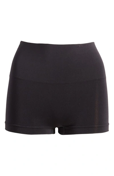 Spanx Everyday Shaping Boyshort In Very Black