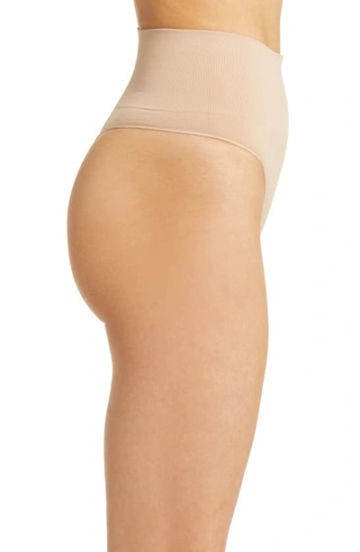 Spanx Everyday Shaping Thong In Toasted Oatmeal