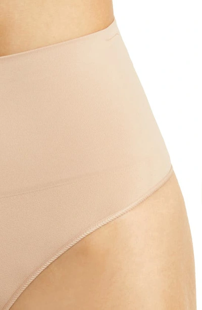 Spanx Everyday Shaping Thong In Toasted Oatmeal