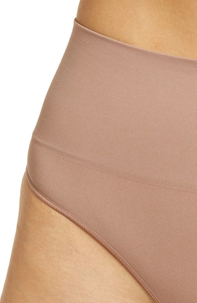 Spanx Everyday Shaping Thong In Cafe Au Lait