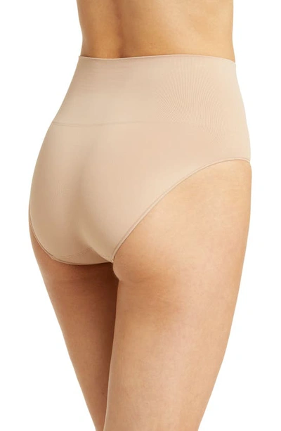 Shop Spanx Everyday Shaping Briefs In Toasted Oatmeal