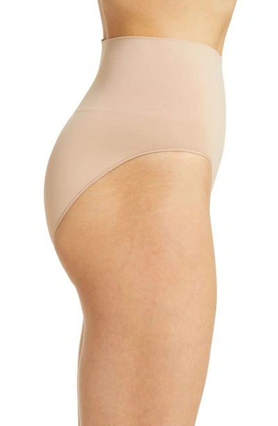 Shop Spanx Everyday Shaping Briefs In Toasted Oatmeal