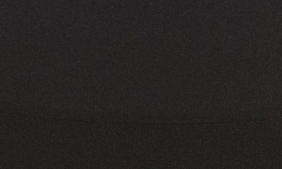 Spanx Comfort High-rise Stretch Cotton-blend Thong In Very Black
