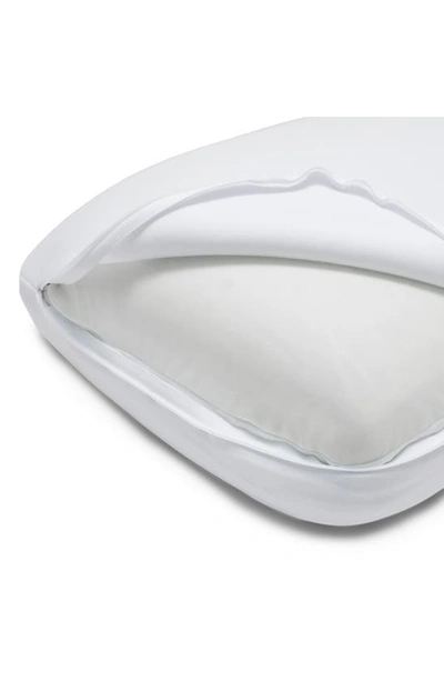 Casper Mid Loft Hybrid Pillow In White