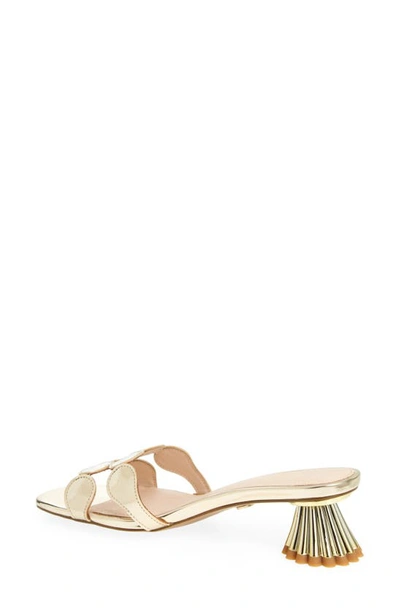 Shop Cecelia New York Bunny Slide Sandal In Gold