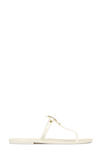 Shop Tory Burch Mini Miller Jelly Thong Sandal In Ivory