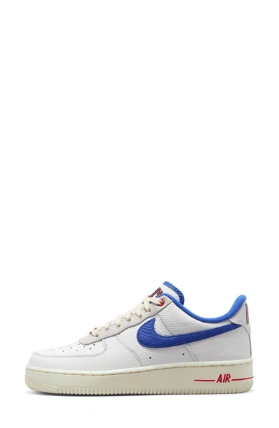 Shop Nike Air Force 1 07 Lx Athletic Sneaker In White/ Red/ Obsidian/ Royal