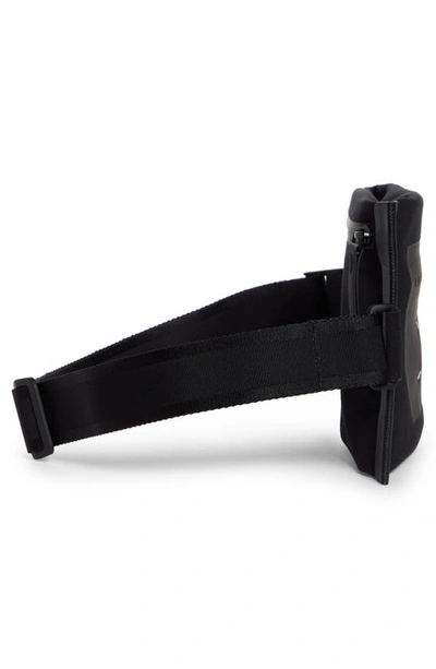 Shop Maison Margiela Mackintosh Crossbody Belt Bag In Black/ Black