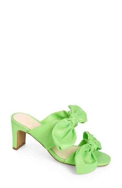 Shop Cecelia New York Flint Sandal In Classic Green