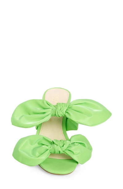 Shop Cecelia New York Flint Sandal In Classic Green