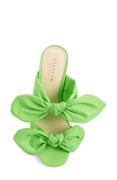Shop Cecelia New York Flint Sandal In Classic Green