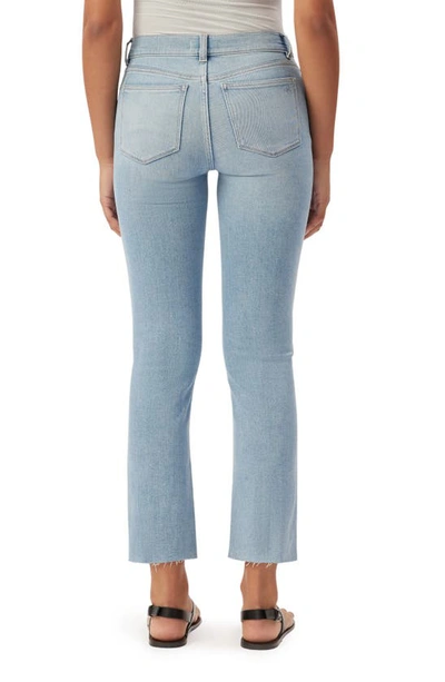Shop Dl1961 Mara Instasculpt Mid Rise Ankle Straight Leg Jeans In Blue Bay