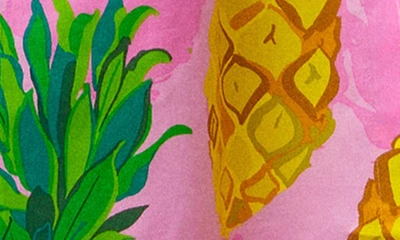 Bedhead Pajamas Pineapple Print Organic Cotton Nightshirt In Pineapple