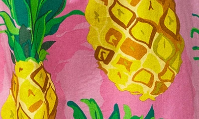 Bedhead Pajamas Pineapple Print Organic Cotton Chemise In Pineapple