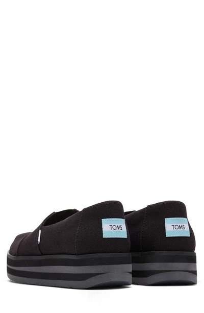 Toms Alpargata Slip-on In Black