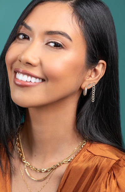 Bony Levy Katherine Miami Diamond Chain Drop Earrings In 18k Yellow Gold