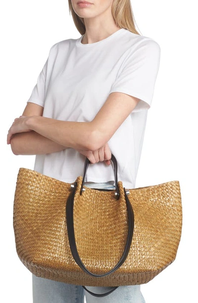 Shop Allsaints Allington Straw Tote In Natural