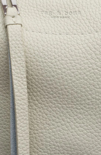 Shop Rag & Bone Mini Belize Leather Bucket Bag In Antique White