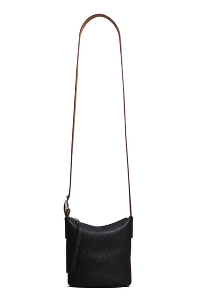 Shop Rag & Bone Mini Belize Leather Bucket Bag In Black