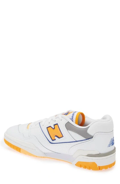Shop New Balance 550 Basketball Sneaker In White/ Vibrant Orange