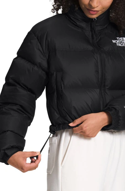 Shop The North Face Nuptse Water Repellent 700 Fill Power Down Short Puffer Jacket In Black/ Black