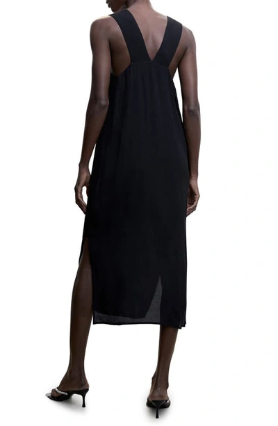 Mango Robe In Black