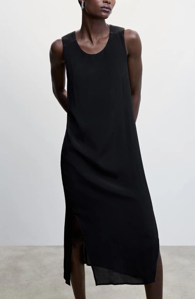 Mango Robe In Black