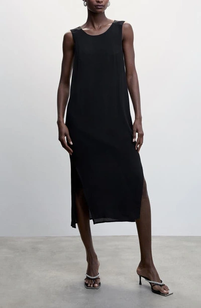 Mango Robe In Black