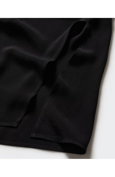Mango Robe In Black