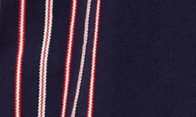 Shop Ben Sherman Vertical Stripe Piqué Polo In Dark Navy