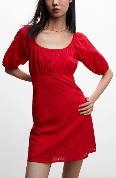 Mango Dress Red In Red