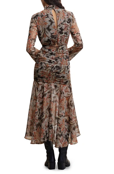 Mango Dress Black In Brown/black