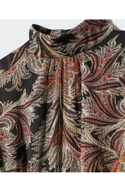 Mango Dress Black In Brown/black