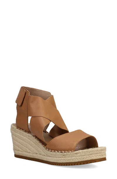 Shop Eileen Fisher 'willow' Espadrille Wedge Sandal In Honey