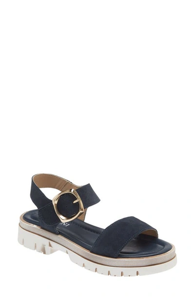 Shop Cordani Alessia Sandal In Navy Suede