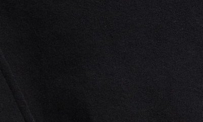 Shop Saint Laurent Embroidered Logo Cotton Hoodie In Noir