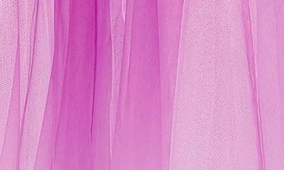 Shop Mac Duggal Cross Front Ombré Tulle Gown In Purple Ombre