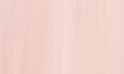Shop Mac Duggal Feather Detail Ombré Tulle Gown In Pink Ombre