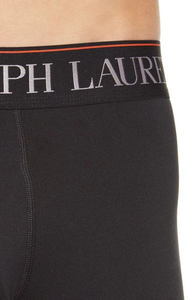 Shop Polo Ralph Lauren 4d 3-pack Boxer Briefs In Black