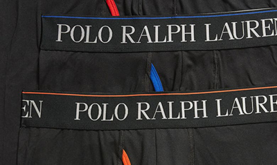 Shop Polo Ralph Lauren 4d 3-pack Boxer Briefs In Black