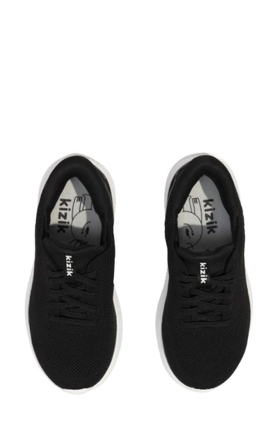 Shop Kizik Kids' Athens Hands-free Sneaker In Black