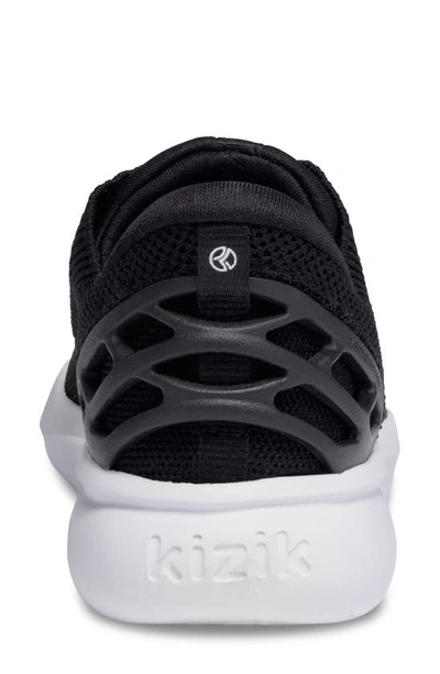 Shop Kizik Kids' Athens Hands-free Sneaker In Black